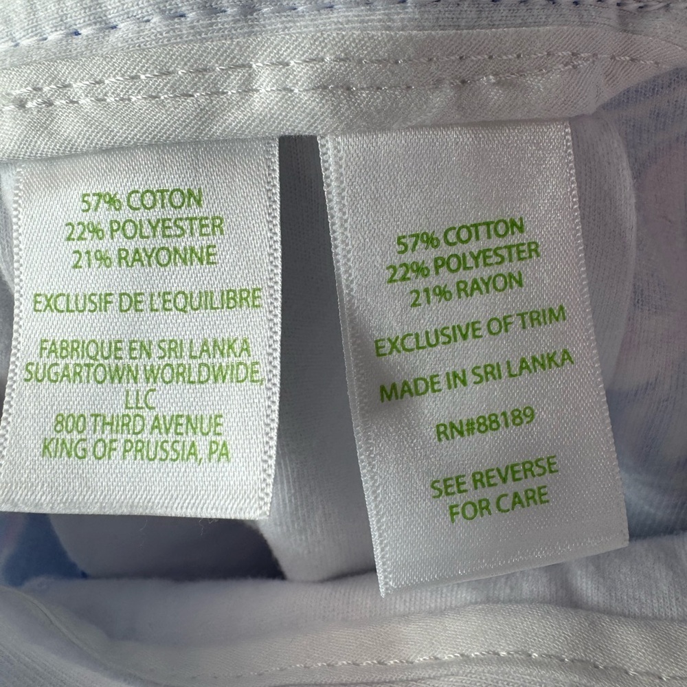 Lilly Pulitzer Boca Blue Sea What I Sea CALLAHAN KNIT SHORTS 5" FlatFront - Picture 6 of 7